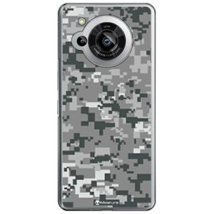 DIGITAL camouflage グレー ( ハード ケース ) ( 受注生産 ) design...