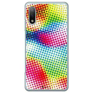 Xperia Ace II ケース SO-41B Code；C Color dot スマホケース (...