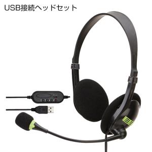 ( 在庫限り！超特価セール ) ヘッドセット USB 有線 マイク ヘッドホン ヘッドフォン イヤホン テレワーク ★Y★ ( 宅配便 ) ( 優良配送 )