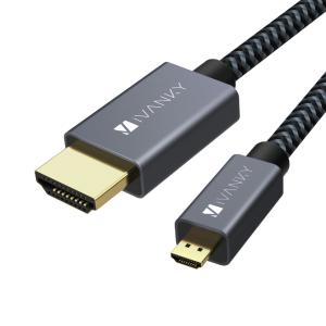 micro HDMIケーブル 2m micro HDMI ケーブル 2m micro HDMIコード 2m micro HDMI コード 2m micro HDMI to HDMI｜isense