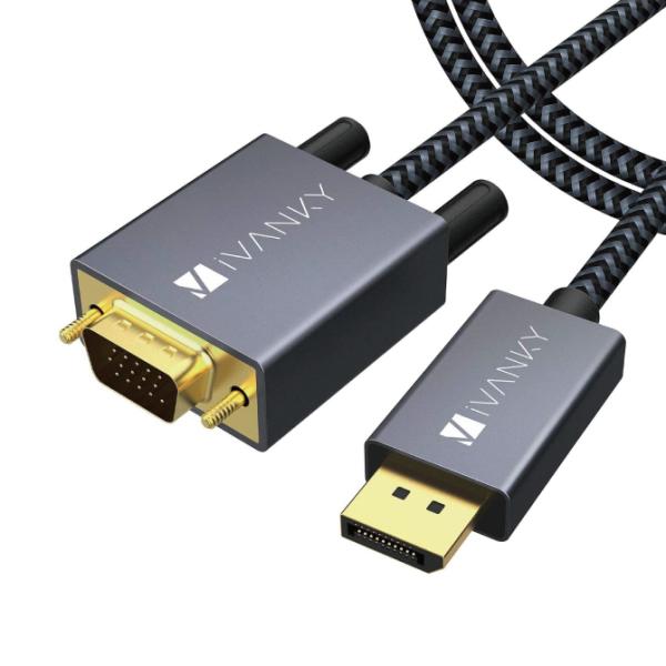 DisplayPort VGA 変換 DisplayPort VGA 変換 ケーブル Display...