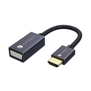 HDMI VGA 変換アダプタ HDMI VGA 変換 HDMI VGA 変換ケーブル HDMIVGA変換ケーブル HDMI to VGA アダプター 20cm