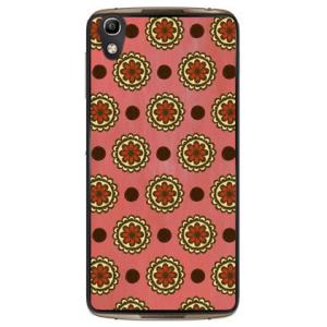 ALCATEL IDOL 4 フラワースポット ピンク スマホケース (受注生産)