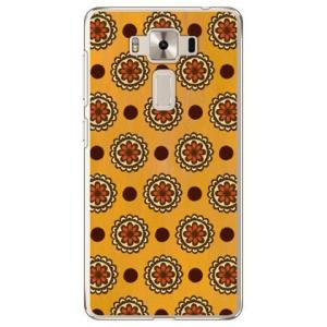 ZenFone 3 Deluxe ZS550KL フラワースポット オレンジ スマホケース (受注生...