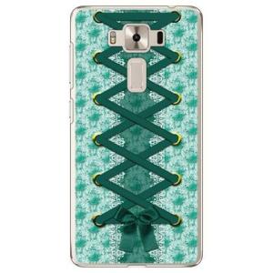 ZenFone 3 Deluxe ZS550KL コルセット グリーン スマホケース (受注生産)