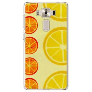 ZenFone 3 Deluxe ZS550KL オレンジフルーツ イエロー スマホケース (受注生...