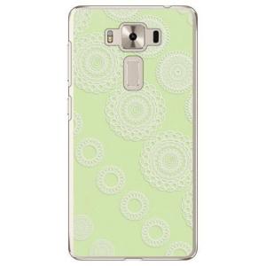 ZenFone 3 Deluxe ZS550KL サークルレース グリーン スマホケース (受注生産...