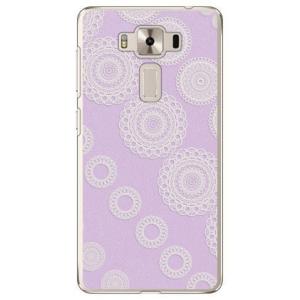 ZenFone 3 Deluxe ZS550KL サークルレース パープル スマホケース (受注生産...
