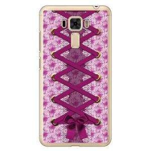 ZenFone 3 Laser ケース ZC551KL コルセット ピンク スマホケース (受注生産...