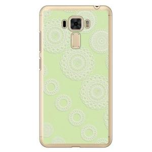 ZenFone 3 Laser ケース ZC551KL サークルレース グリーン スマホケース (受...