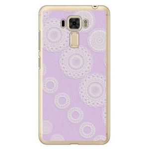 ZenFone 3 Laser ケース ZC551KL サークルレース パープル スマホケース (受...