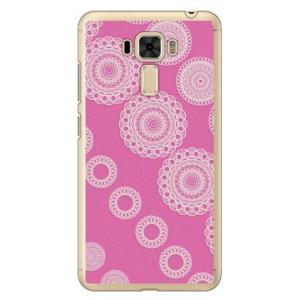 ZenFone 3 Laser ケース ZC551KL サークルレース ピンク スマホケース (受注...