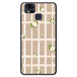 ZenFone Zoom S ZE553KL SINDEE Flower Grid （ベージュ） ス...