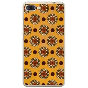 ZenFone 4 Max Pro ケース ZC554KL フラワースポット オレンジ スマホケース...