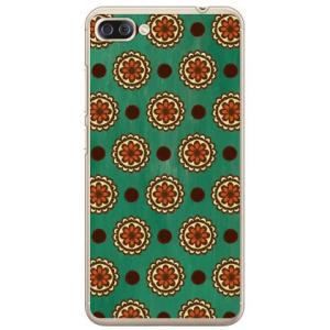 ZenFone 4 Max Pro ケース ZC554KL フラワースポット グリーン スマホケース...