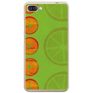 ZenFone 4 Max Pro ケース ZC554KL オレンジフルーツ グリーン スマホケース...