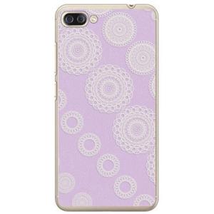 ZenFone 4 Max Pro ケース ZC554KL サークルレース パープル スマホケース ...