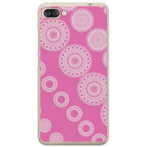 ZenFone 4 Max Pro ケース ZC554KL サークルレース ピンク スマホケース (...