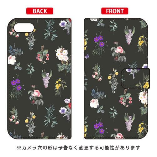 ZenFone 4 Max ケース ZC520KL 手帳 SINDEE Botanical （ブラッ...