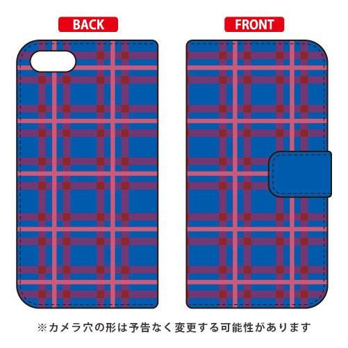 ZenFone 4 Max ケース ZC520KL 手帳 チェック ブルー×ピンク スマホケース (...