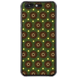 ZenFone 4 Pro ZS551KL フラワースポット レトログリーン スマホケース (受注生...