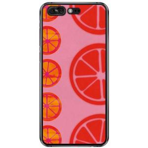 ZenFone 4 Pro ZS551KL オレンジフルーツ ピンク スマホケース (受注生産)