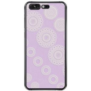 ZenFone 4 Pro ZS551KL サークルレース パープル スマホケース (受注生産)