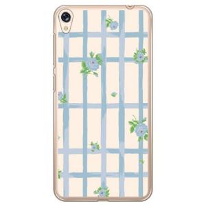 ZenFone Live ZB501KL SINDEE Flower Grid （オフホワイト） ス...