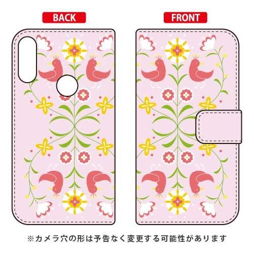 ZenFone Max Pro M2 ケース ZB631KL 手帳 フローラル TYPE1 スマホケ...
