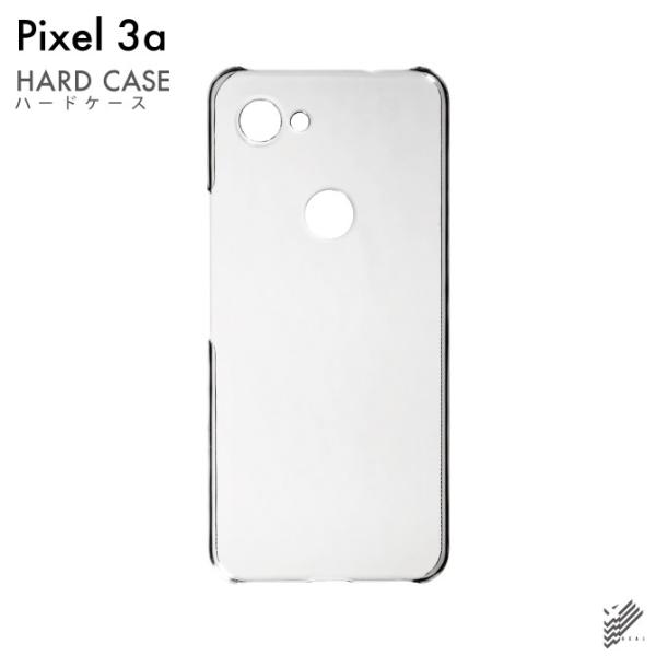 Pixel 3a (SIMフリー / docomo / SoftBank) クリア ハード ケース ...