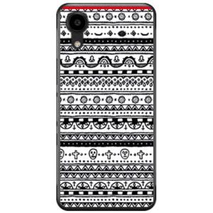 メキシカンフォーク モノクロ （ソフト ケース カバー） SECOND SKIN DIGNO SX5...