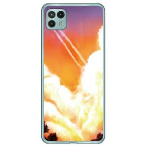 Cf LTD 空シリーズ 夏の空 夕焼け ( ソフト ケース ) ( 受注生産 )  moto g5...