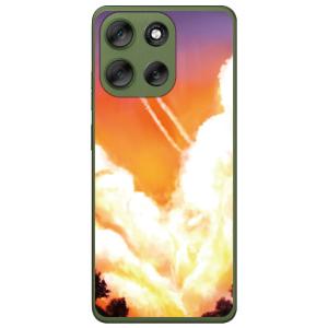 Cf LTD 空シリーズ 夏の空 夕焼け （ソフト ケース カバー） moto g66y 5G g6...