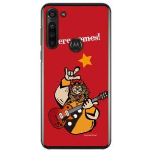 moto g8 power ケース XT2041 Rockおやじ 赤 design by Ringo...