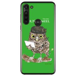 moto g8 power ケース XT2041 ふくろう みどり design by Ringo ...
