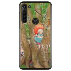 moto g8 power ケース XT2041 森のかくれんぼ design by Ringo ス...