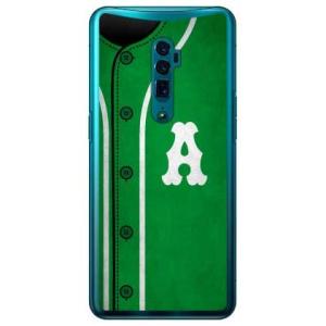 OPPO Reno 10x Zoom ケース Cf LTD ベースボール グリーン A スマホケース...