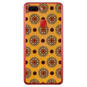 OPPO R15 Pro ケース フラワースポット オレンジ スマホケース (受注生産)