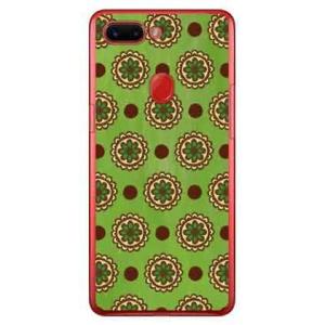 OPPO R15 Pro ケース フラワースポット ライムグリーン スマホケース (受注生産)