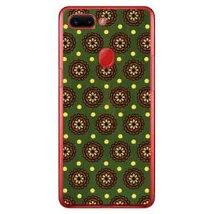 OPPO R15 Pro ケース フラワースポット レトログリーン スマホケース (受注生産)