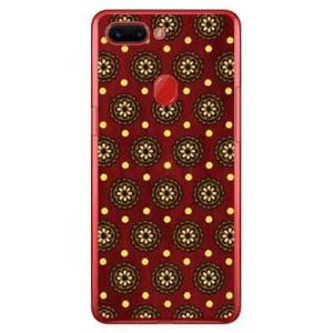 OPPO R15 Pro ケース フラワースポット レトロブラウン スマホケース (受注生産)