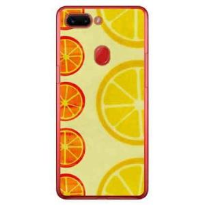 OPPO R15 Pro ケース オレンジフルーツ イエロー スマホケース (受注生産)