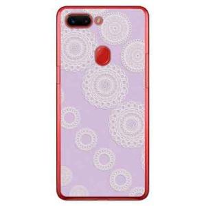 OPPO R15 Pro ケース サークルレース パープル スマホケース (受注生産)