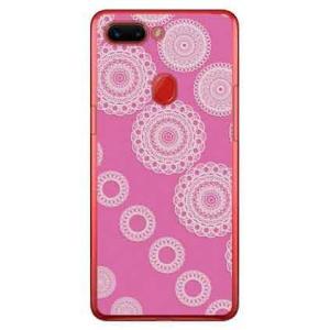 OPPO R15 Pro ケース サークルレース ピンク スマホケース (受注生産)