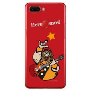 OPPO R15 Pro ケース Rockおやじ 赤 design by Ringo スマホケース ...