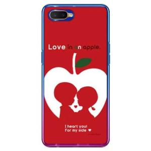 OPPO R17 Neo ケース りんごの恋 design by Ringo スマホケース (受注生...