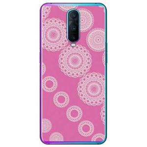 OPPO R17 Pro サークルレース ピンク スマホケース (受注生産)