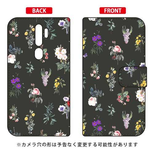 OPPO A5 2020 ケース 手帳 SINDEE Botanical （ブラック） スマホケース...