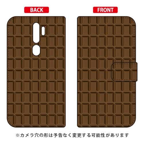 OPPO A5 2020 ケース 手帳 チョコレート TYPE2 ブラウン スマホケース (受注生産...