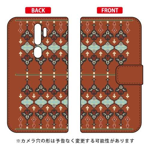 OPPO A5 2020 ケース 手帳 ペルシャ ブラウン スマホケース (受注生産)
